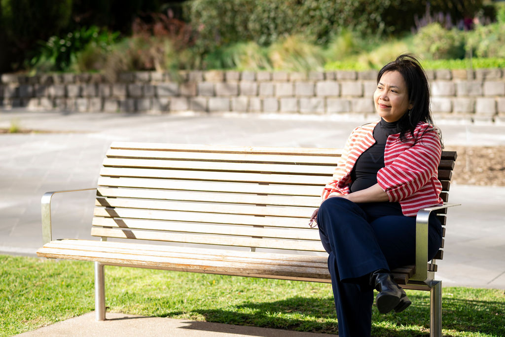 Mary Vaz at her desk